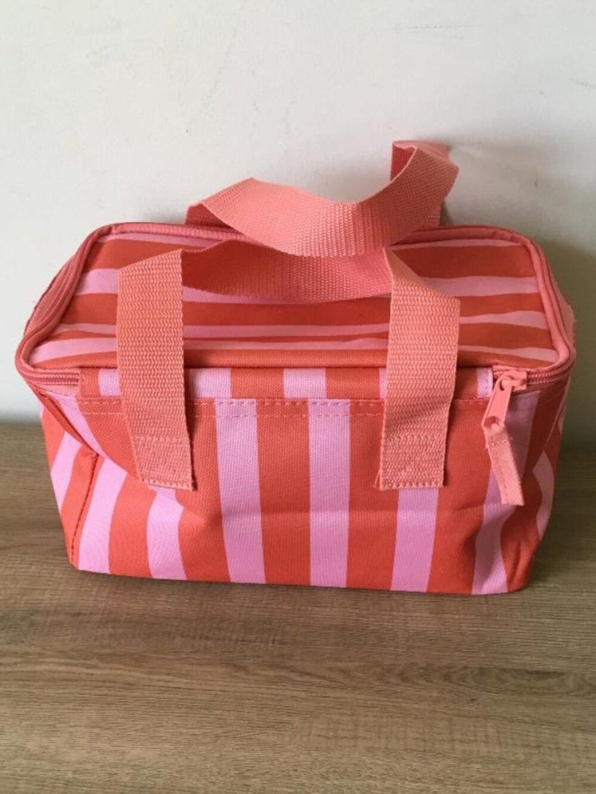 Trader Joe’s Striped Mini Insulated Cooler Bag Red/Pink Limited Edition May 2026
