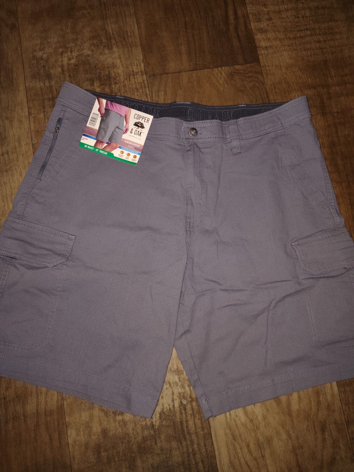 Men’s Cargo Shorts Copper And Oak New With Tags Size 38 #19