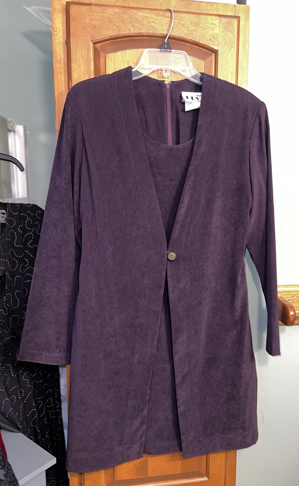 B.D.Y. Purple Long Sleeve Dress Size 9/10 Business Office Work