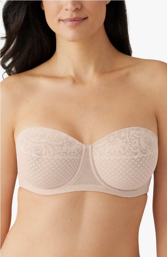 $76 Wacoal 854310 Visual Effects Strapless Underwire Minimizer Bra, Size 32DDD