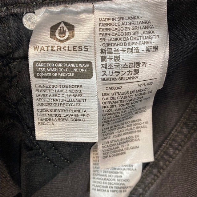 Levi Strauss Co Silver Tab Mom Jeans W29 L27 Gray Waterless Denim