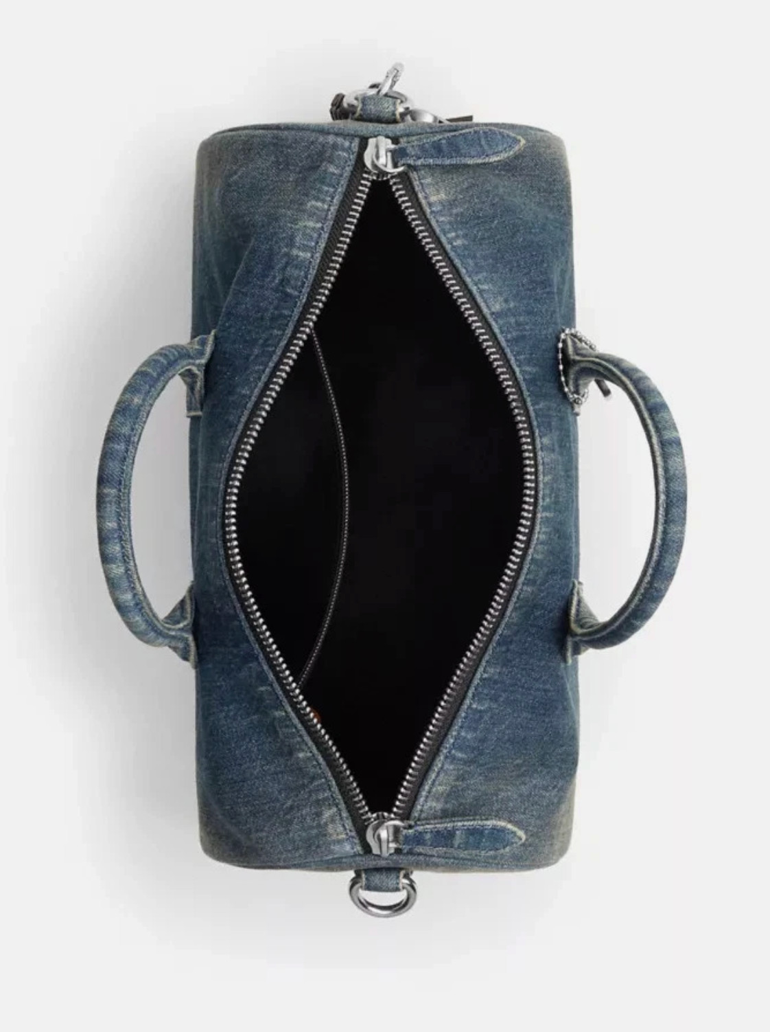 COACH Compass Bag 35 in Loved Denim CDU95 DDE Dark Denim_NWT_Expedited