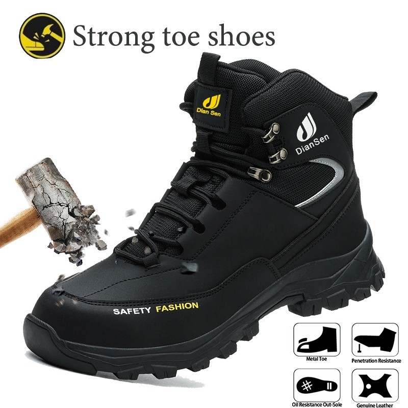 Indestructible Shoes Mens Composite Toe Work Boots Safety Bulletproof Sneakers