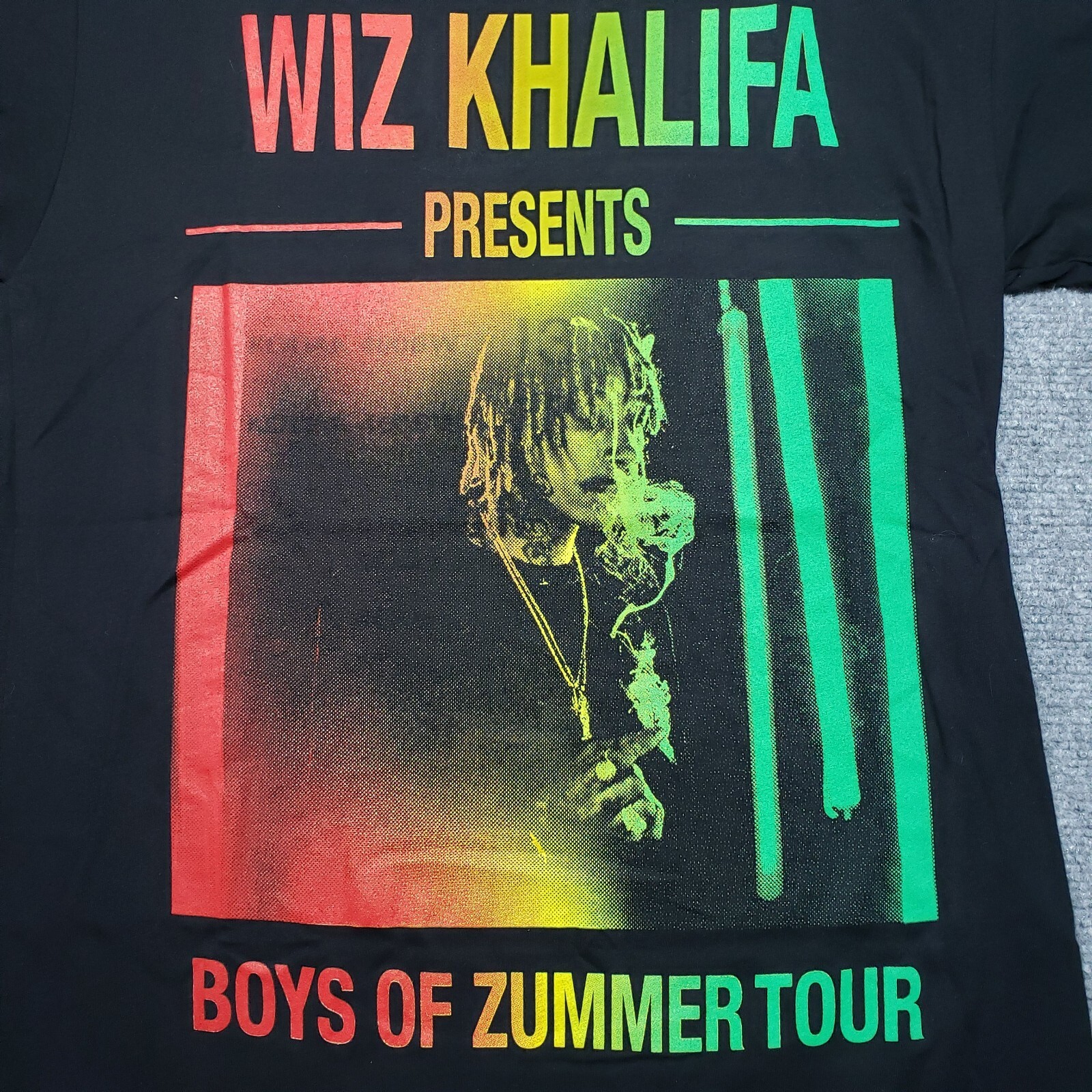 Next Level Apparel T-Shirt Mens S Black Wiz Khalifa Boys Of Zummer Tour New