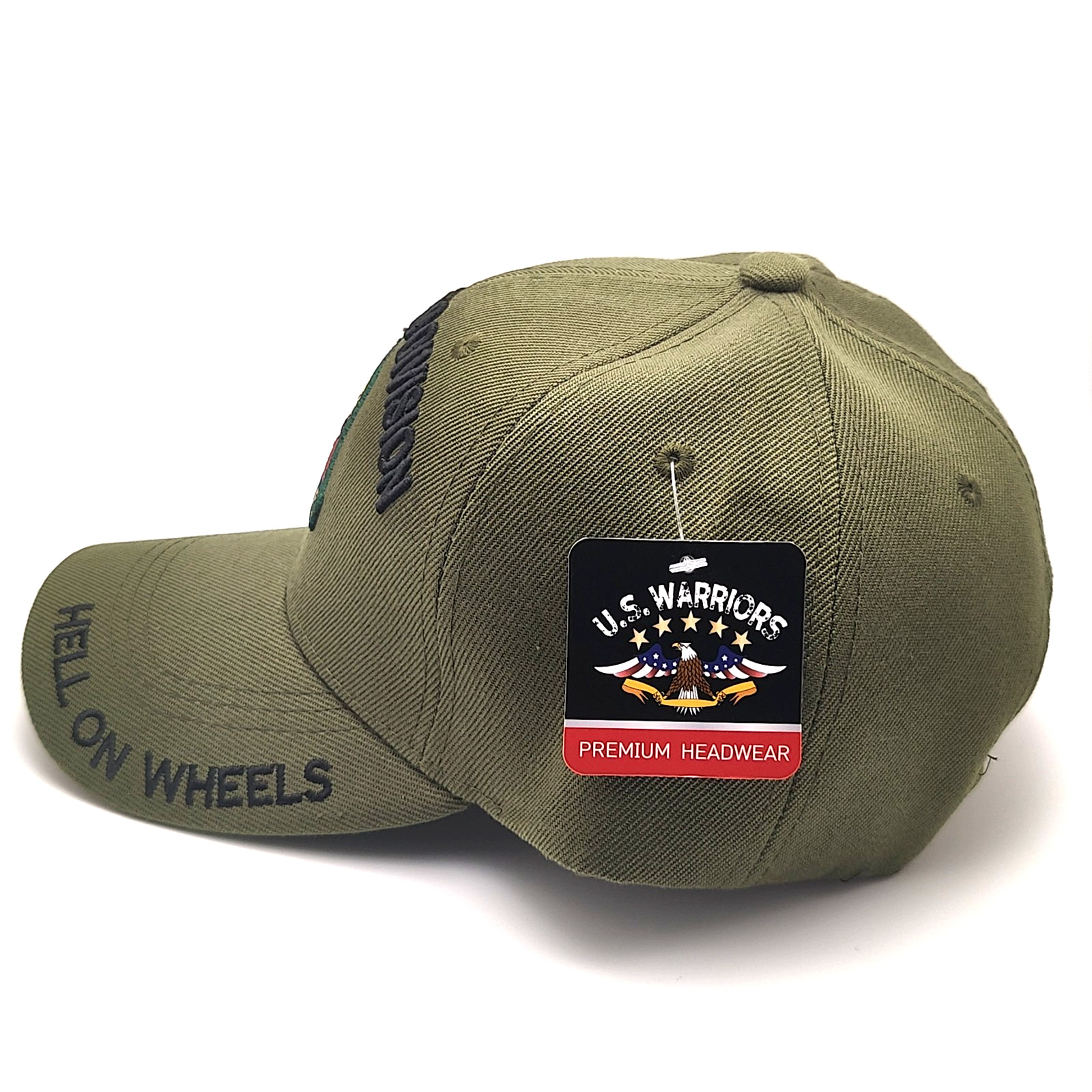 2nd Armored Division Embroidered Military Green baseball cap New with tags