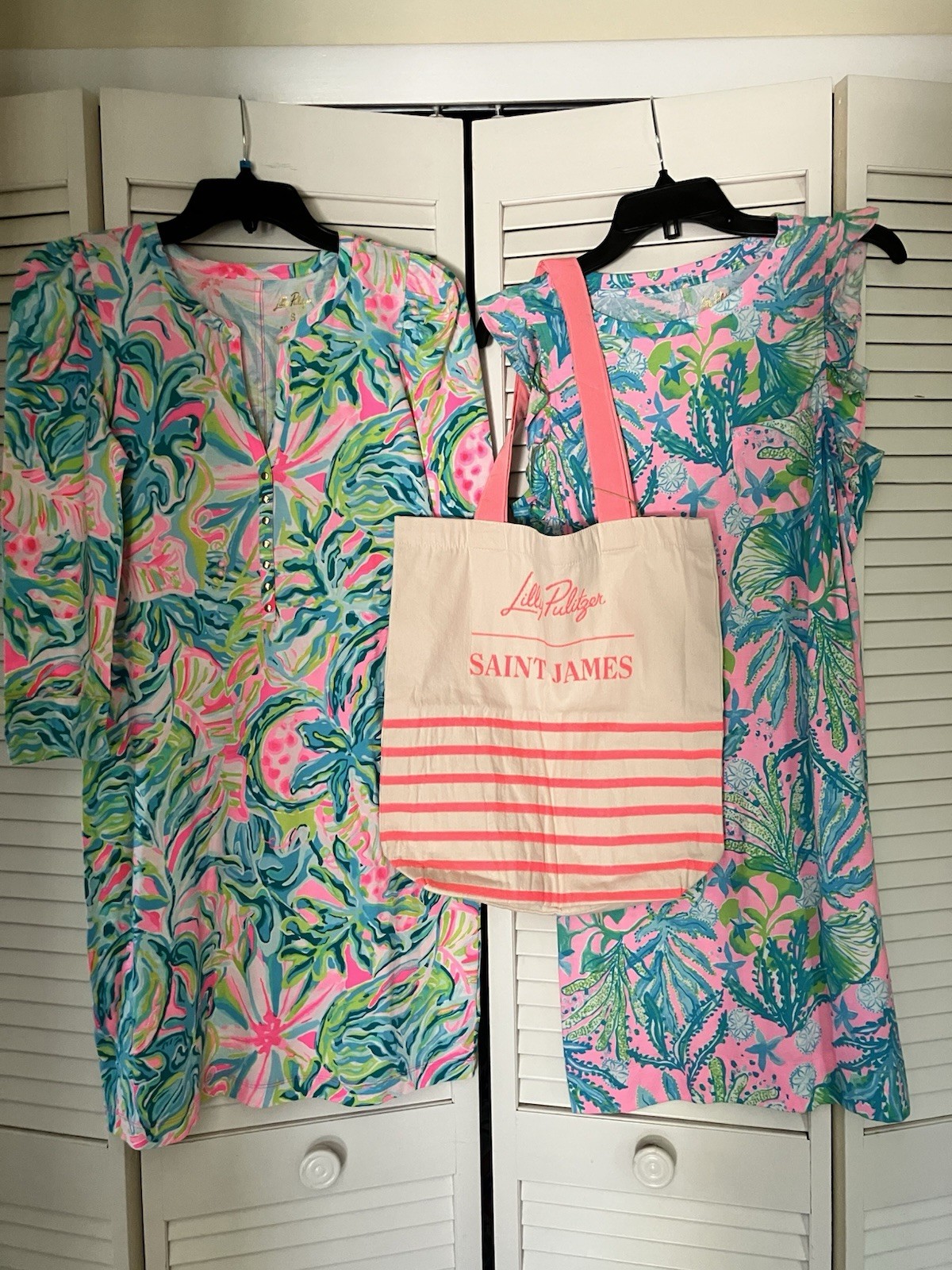 NWT Lot of 2 Lilly Pulitzer Dresses + Limited Edition Tote Bag