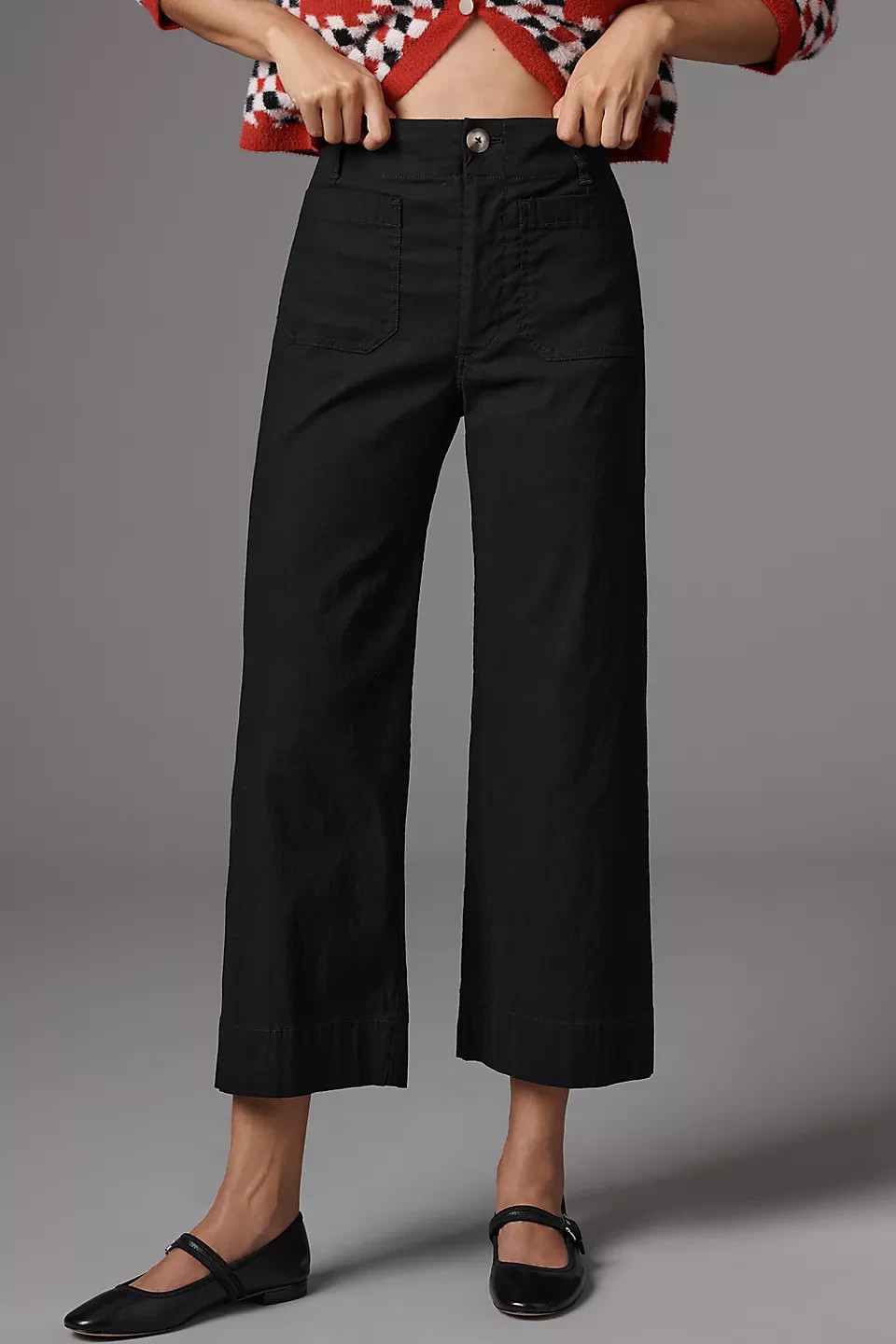 Anthropologie – Colette Magic Fabric Crop Wide-Leg Pants by Maeve