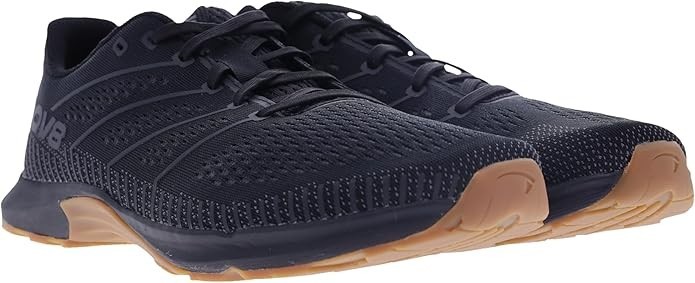 INOV8 Men’s F-Fly Minimalist Gym Training Shoes Lifting Running Black Gum