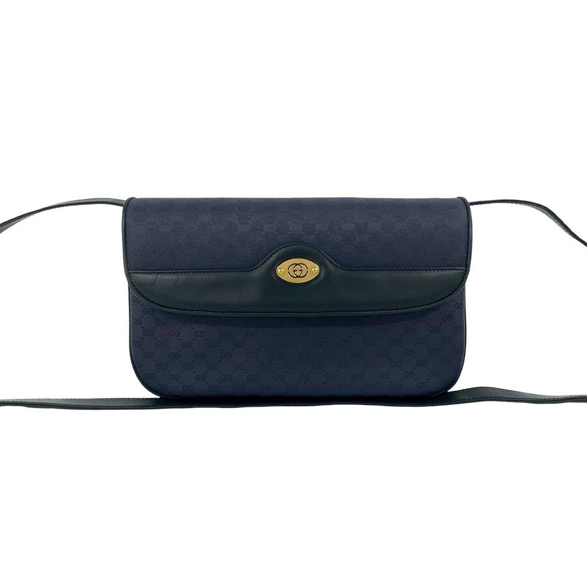 Gucci Micro GG Leather PVC Shoulder Bag Pochette Color Unspecified One Size