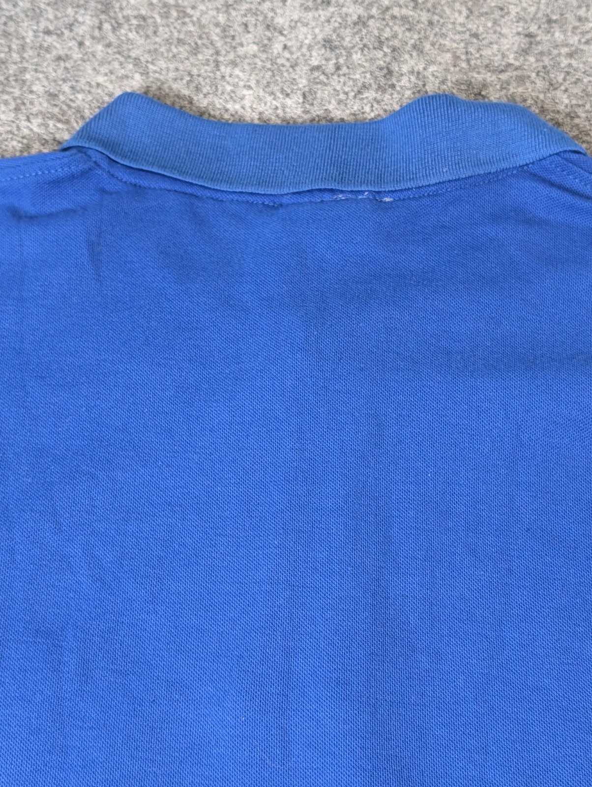 Lacoste Polo Size 10 Men XLarge Classic Fit Blue Polo Short Sleeve Croc Logo