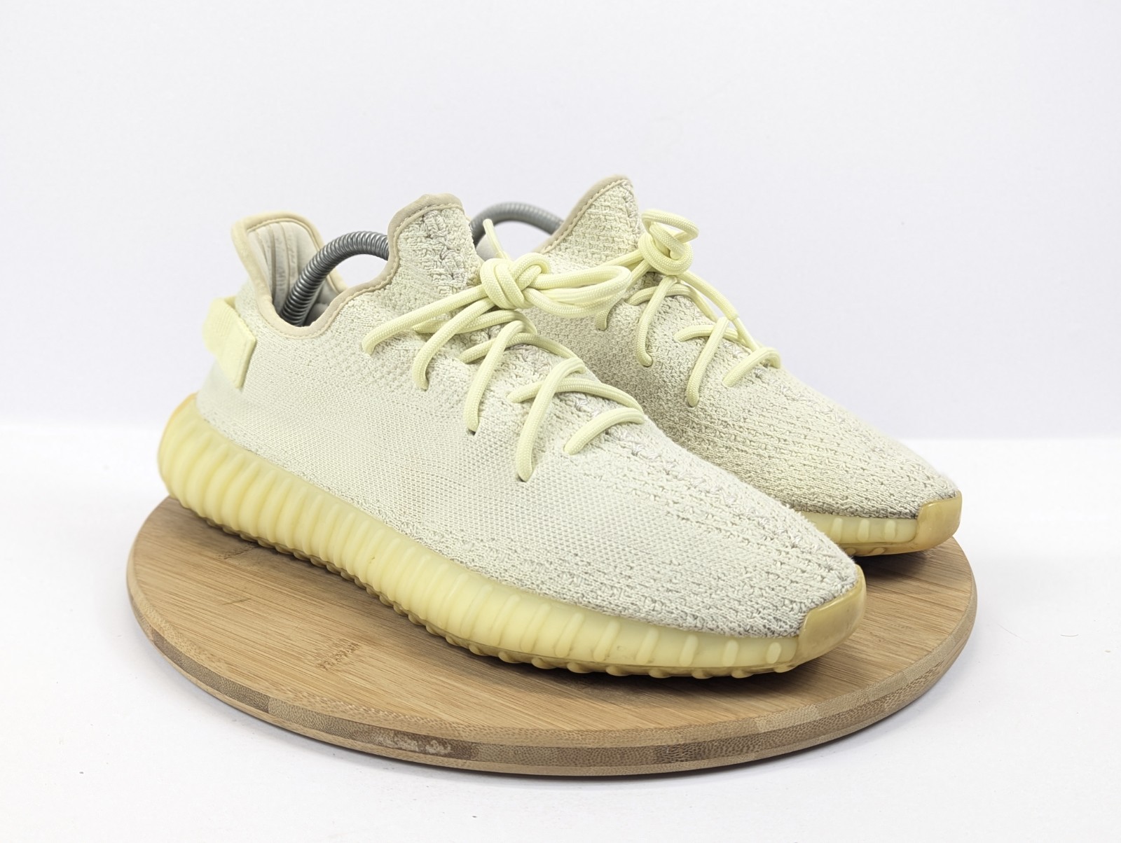 Adidas Yeezy Boost 350 V2 Mens 9.5 Shoes Cream Yellow Running Sneakers