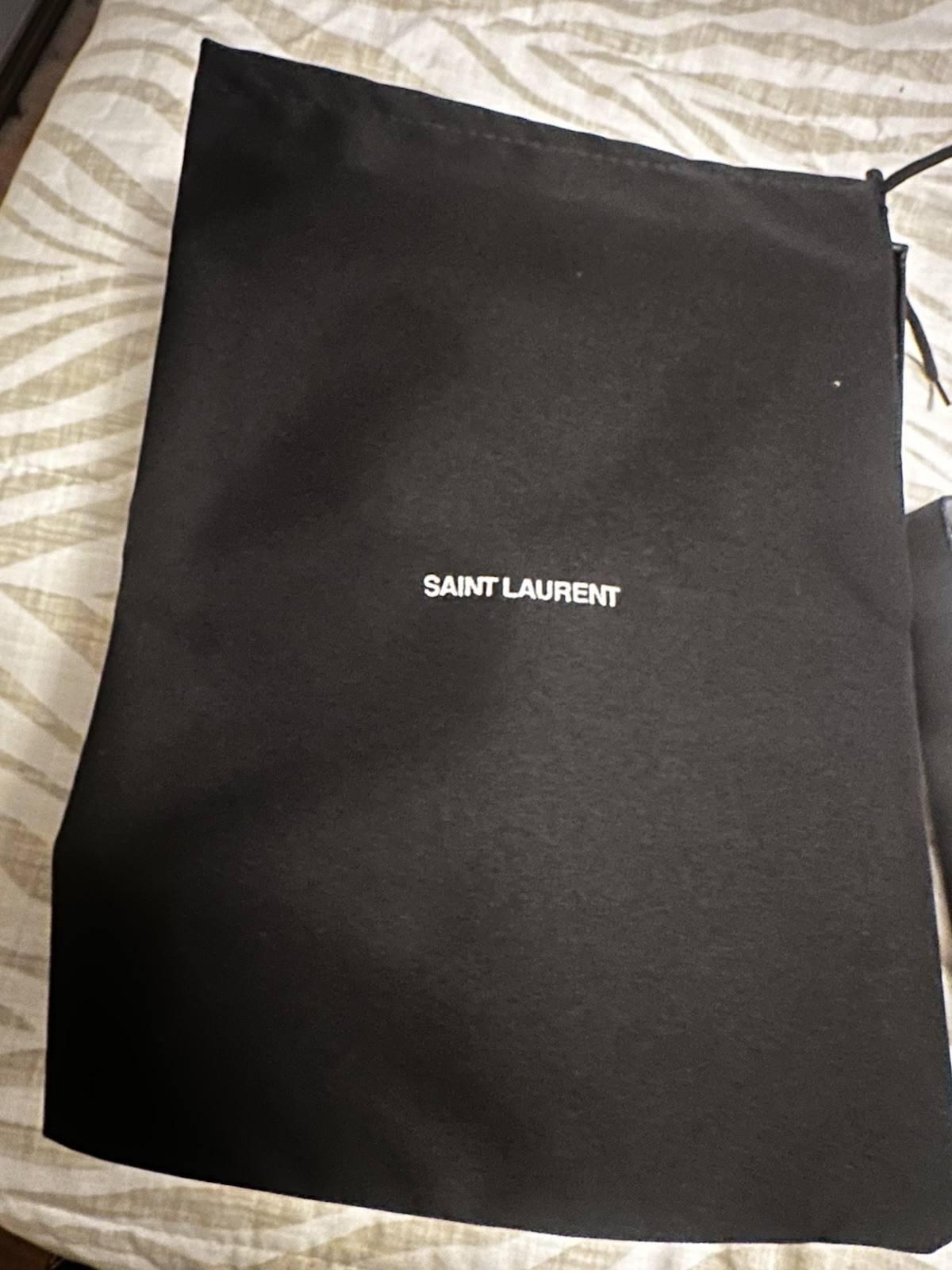 Saint Laurent Black Leather Slingback Open Toe Ankle Strap Buckle Heel US 8 NIB
