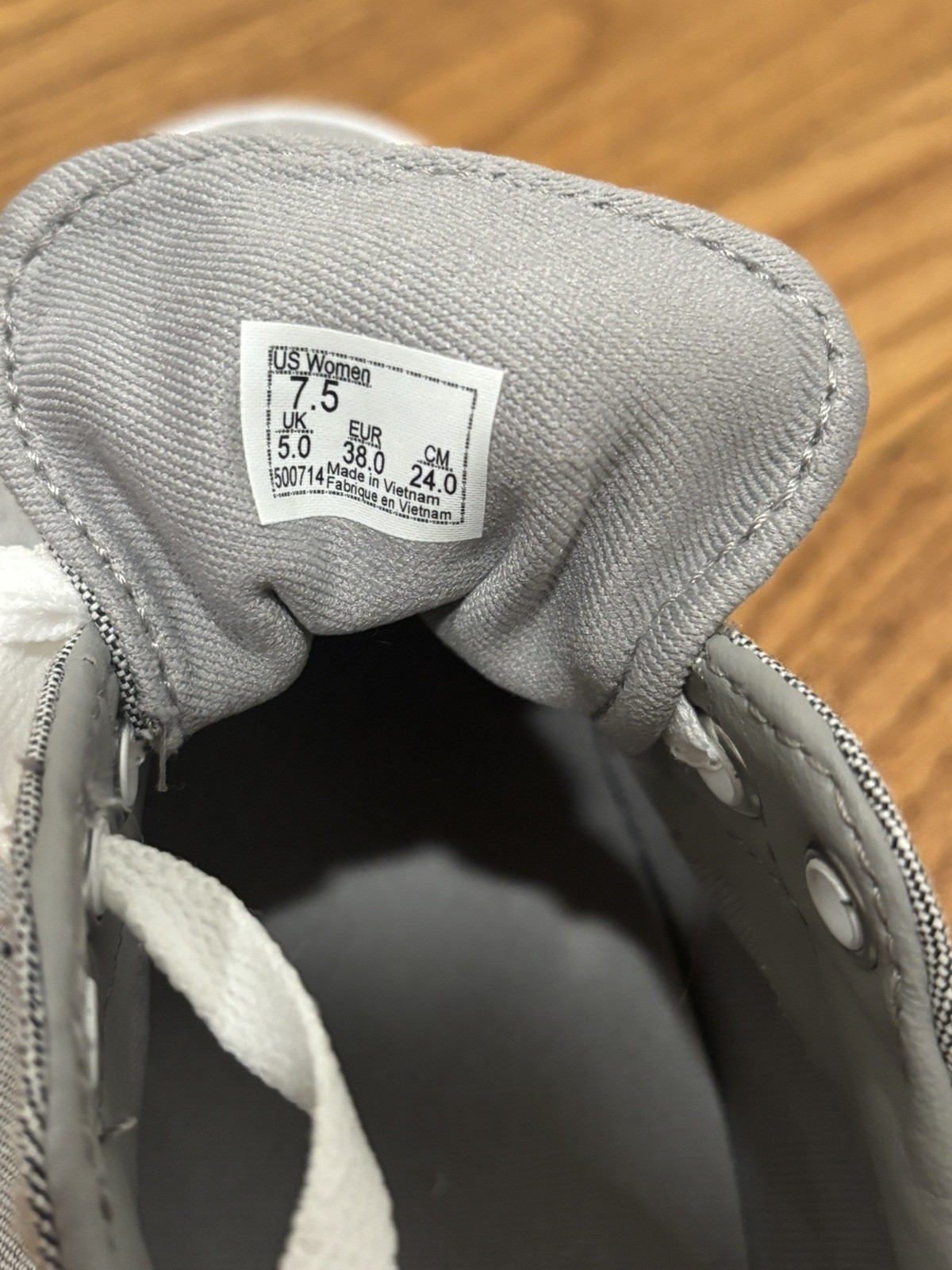 Vans Ward Summer Canvas Black Size 7.5