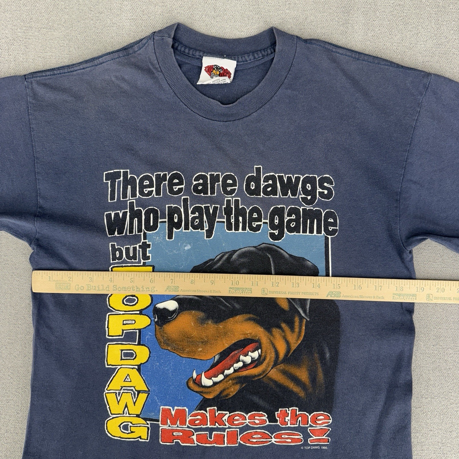 90’s Top Dawg Youth XL Shirt Rottweiler Dog Kids Streetwear Hip Hop Grunge USA