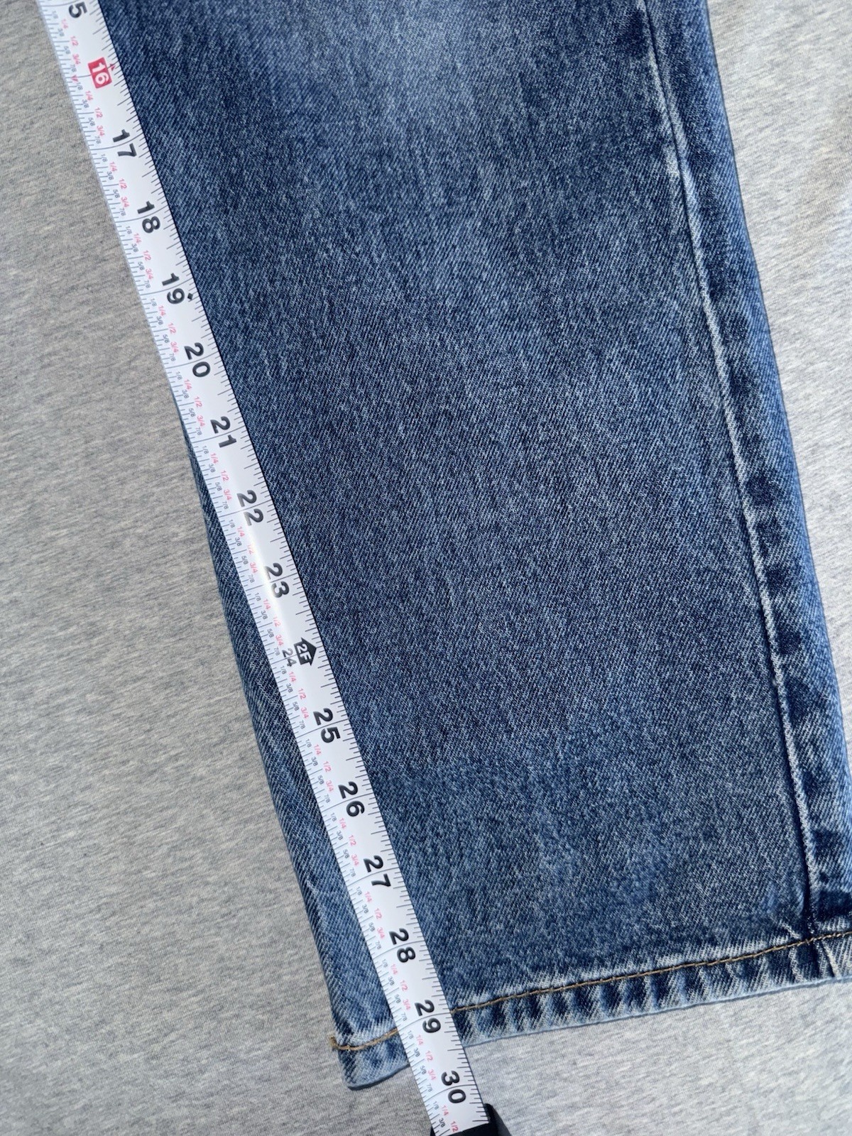 Levi’s 502 Men’s Jeans 36×30 Regular Fit Tapered Leg Stretch Blue Medium Wash