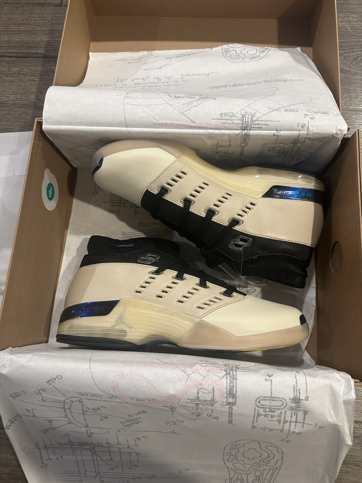Infinite Archives x Air Jordan 17 Retro Low Beach Size 10.5 NEW READY TO SHIP