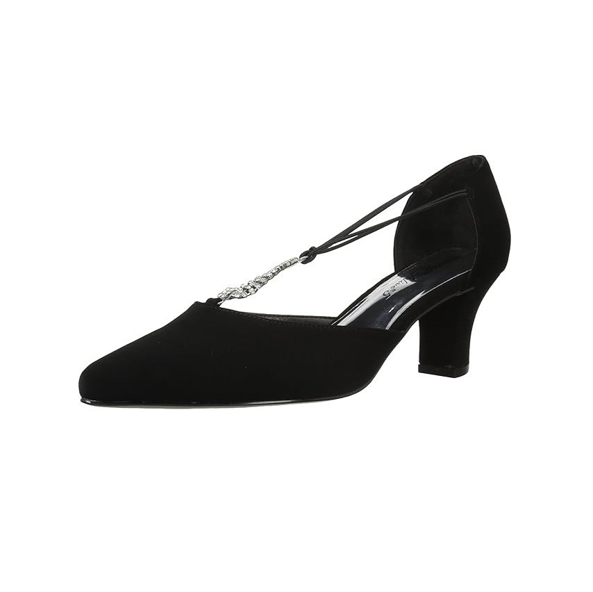 Easy Street Womens 10 M Black Lamy Moonlight Embellished Pumps Heels NIB SH9