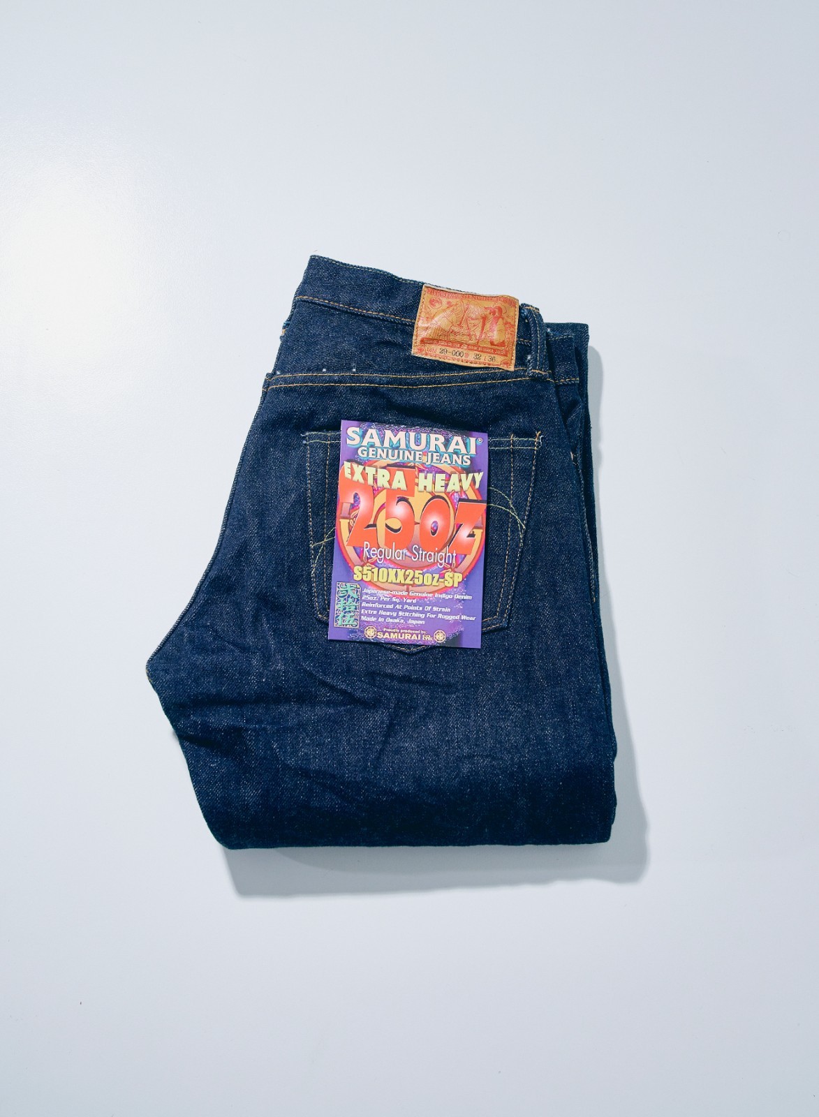 Samurai Jeans S510XX25oz-SP 25oz Regular Straight Selvedge Denim One Wash
