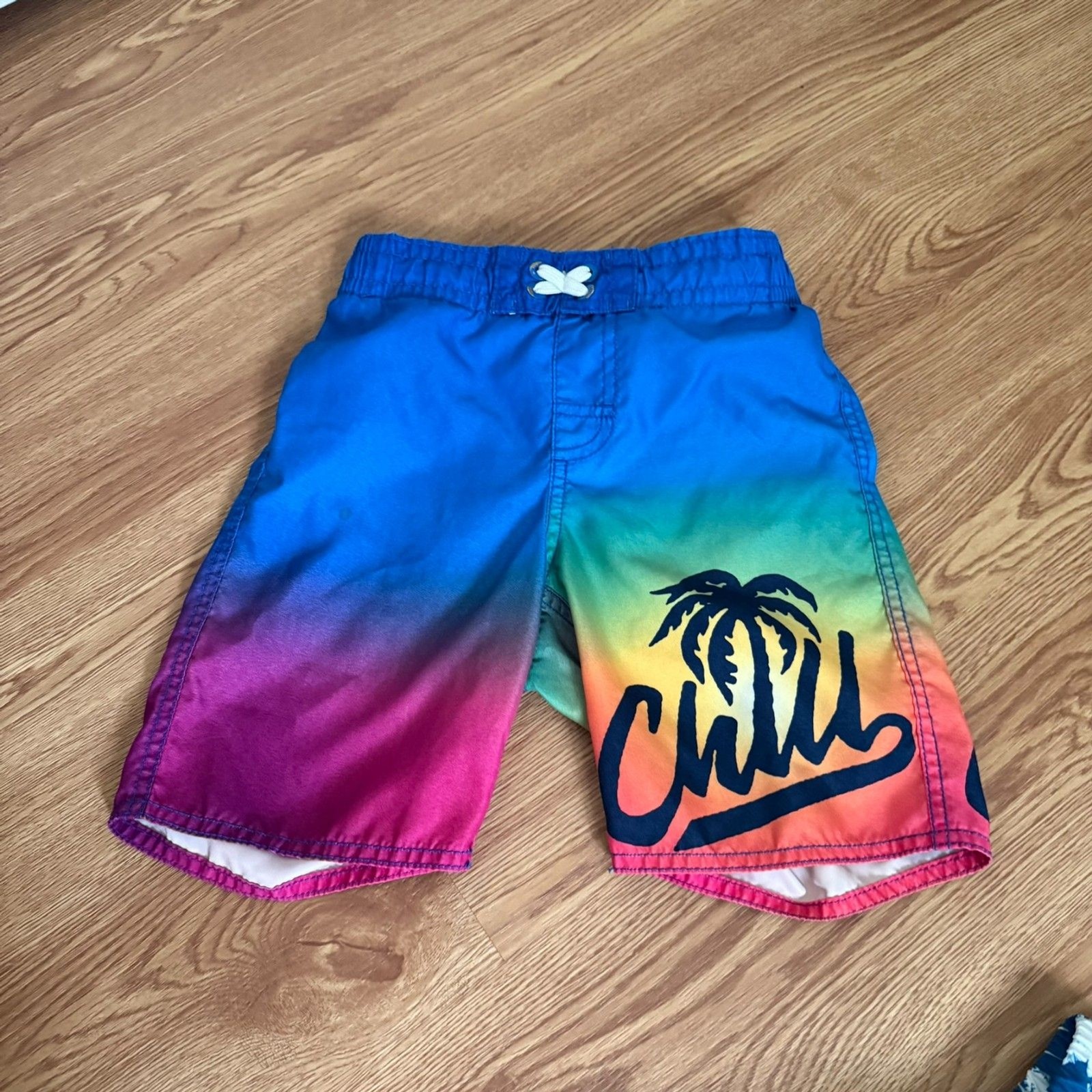 Old Navy Thereabouts Boys Swim Trunks Lot of 2 Size Small Tropical