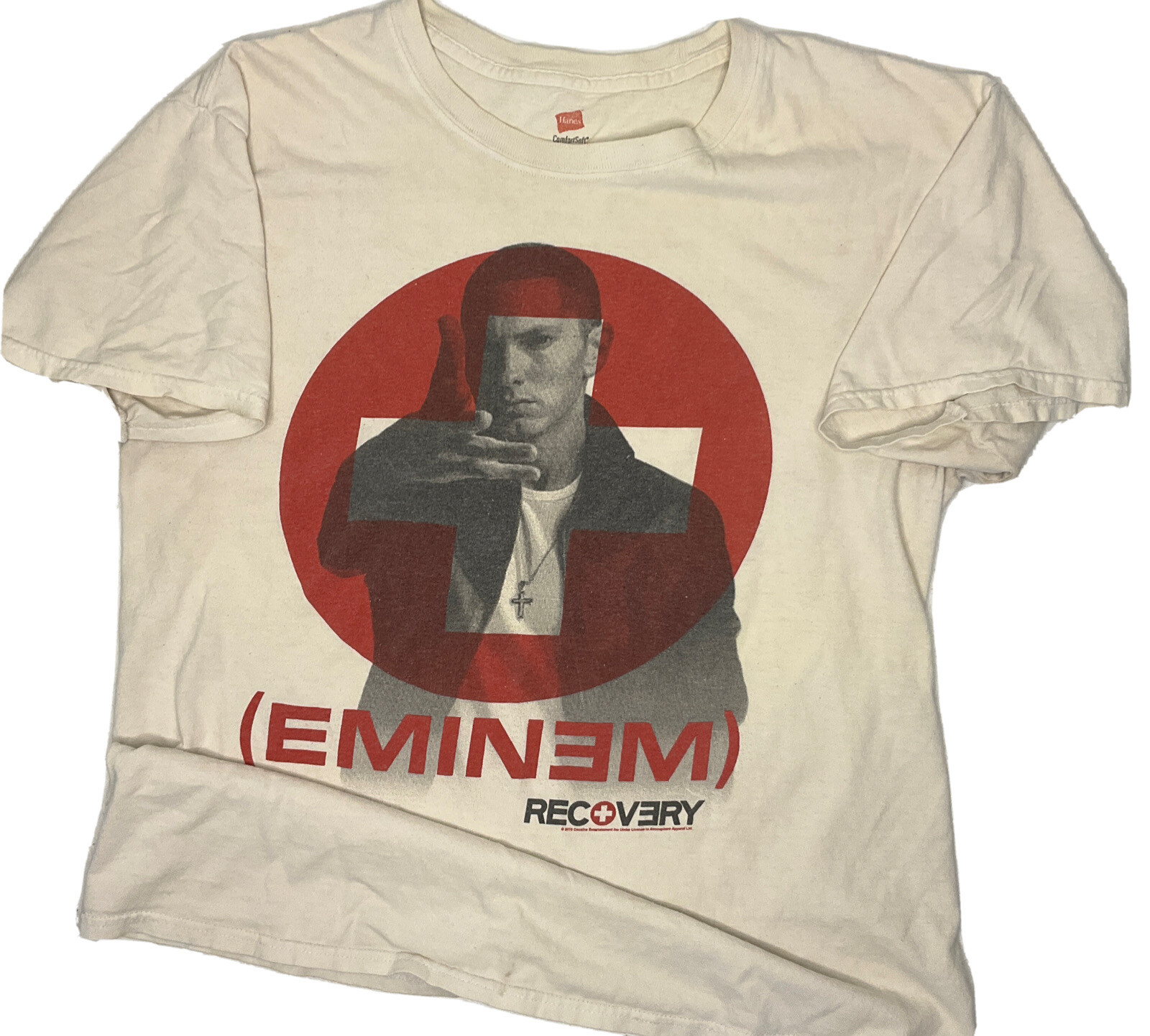 Eminem Shirt Sz M Recovery Graphic Tee 2010 Short Sleeve Rap Music Vintage