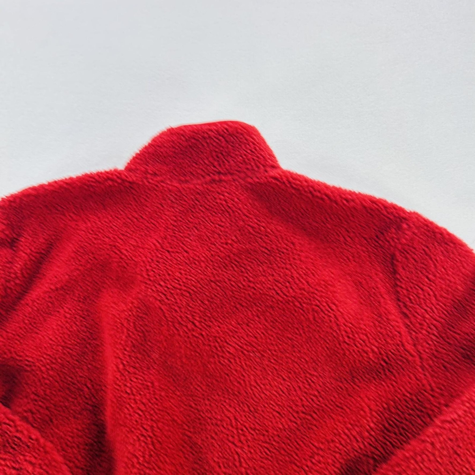 Levi’s Jacket Mens Large Red Sherpa Fleece Snap Pullover Anorak Warm Lined