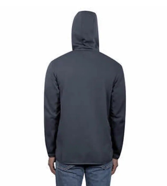 Kirkland Signature Men’s Hooded Fleece Jacket Black or Blue
