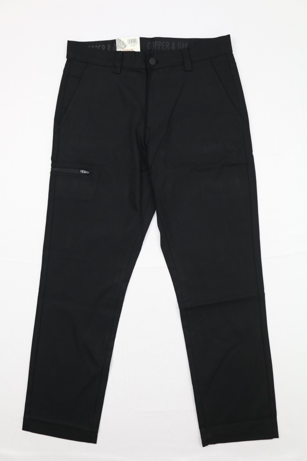 Copper and Oak Supply Co Black Straight Fit Tech Utility Pants W30-38,L29-32