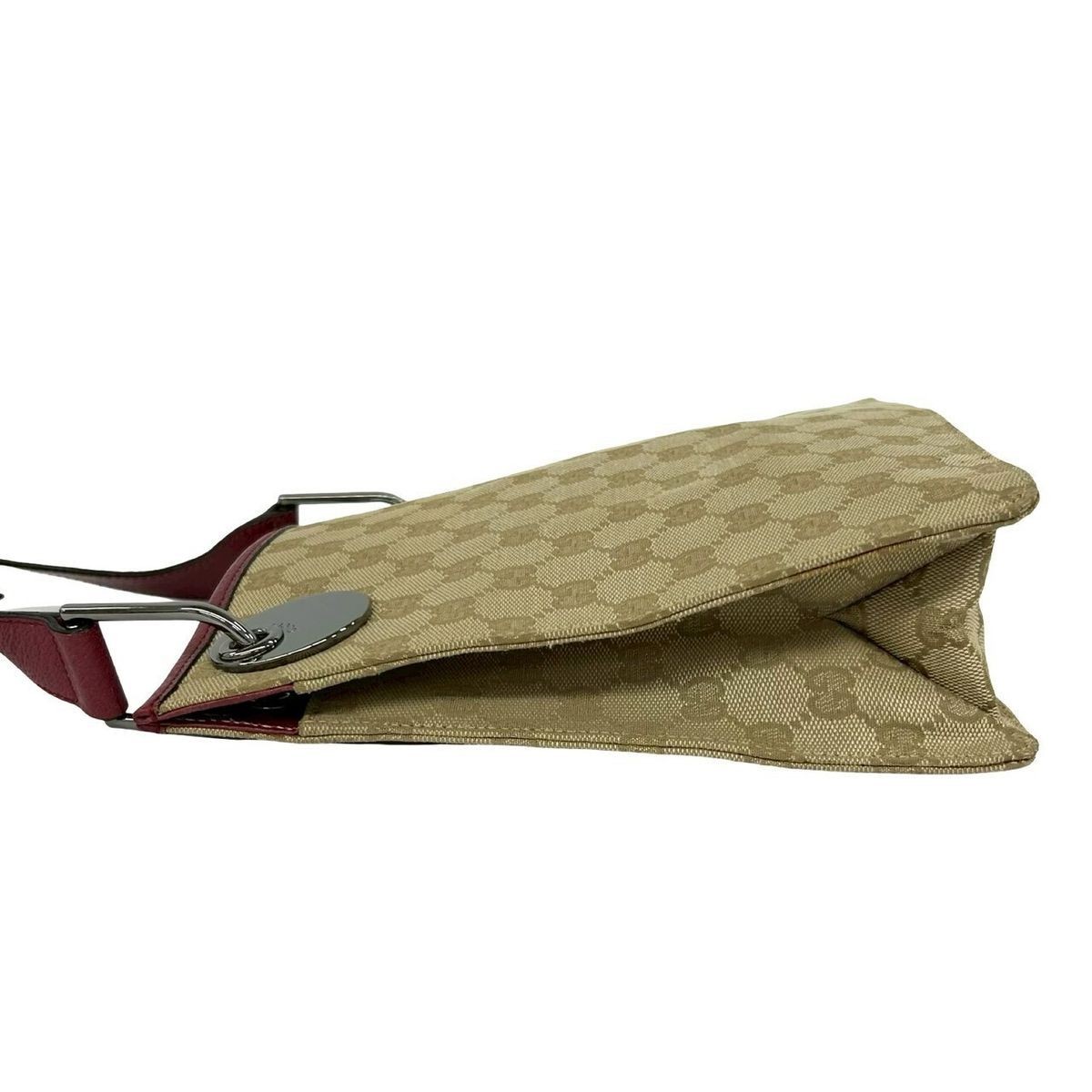 Gucci GG Monogram Canvas Leather Shoulder Bag Pochette Color Unspecified Used
