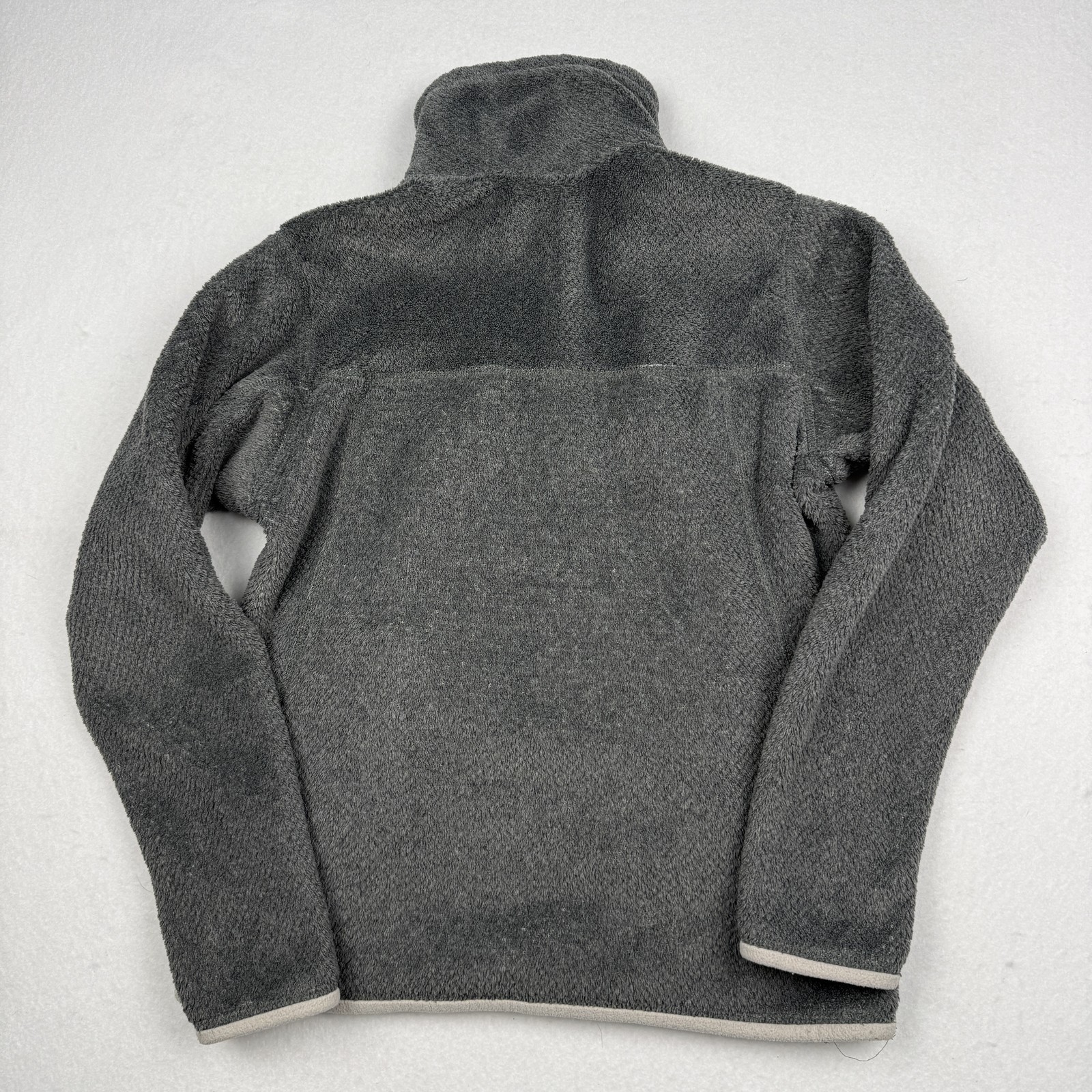 Patagonia Fleece Pullover Jacket Womens Small Gray Half Zip Polartec Thermal