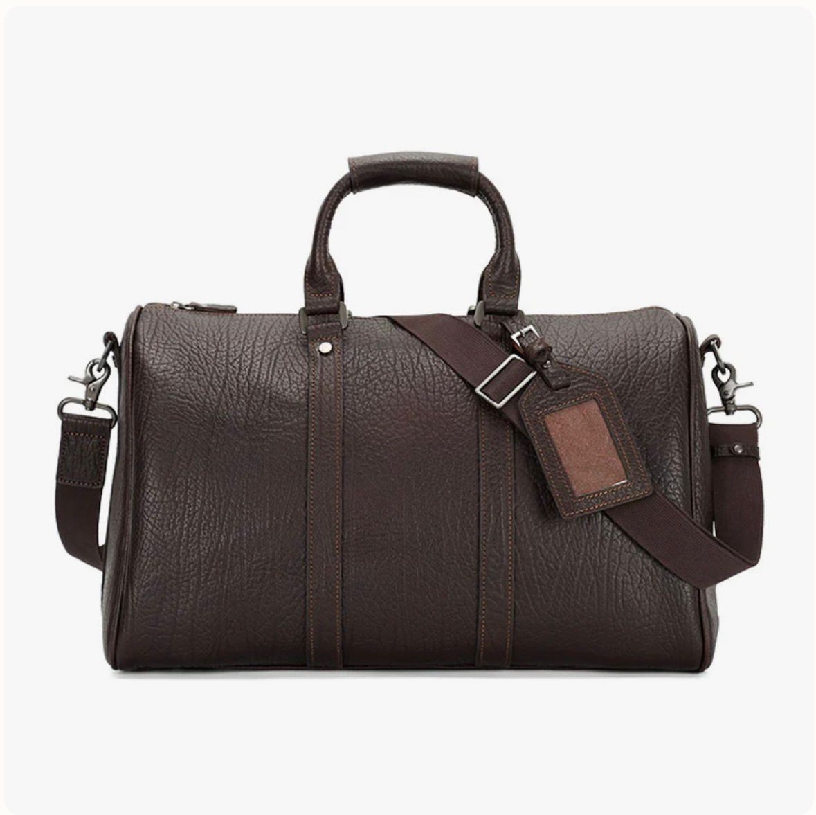 Genuine Leather Duffel Bag Travel Luggage Weekender Overnight Carry On Gym Bag