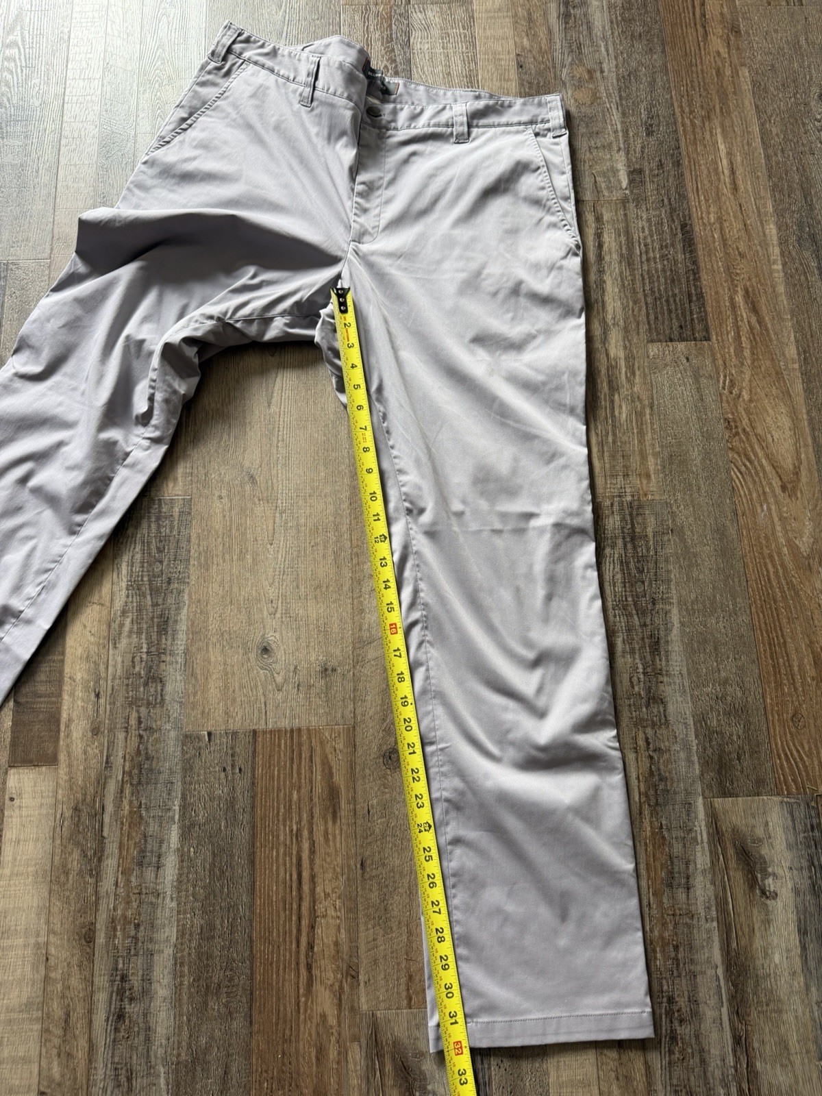 Men’s 40×34 Bluffworks Pants Light Grey