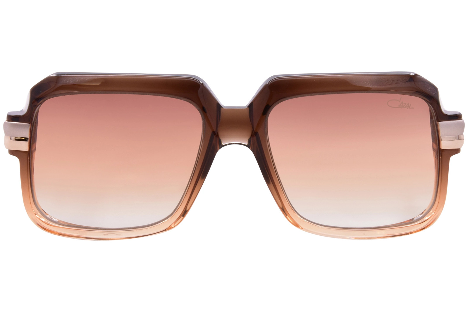 Cazal Legends 607 019 Sunglasses Orange/Rose Gold/Brown Gradient AR 56mm