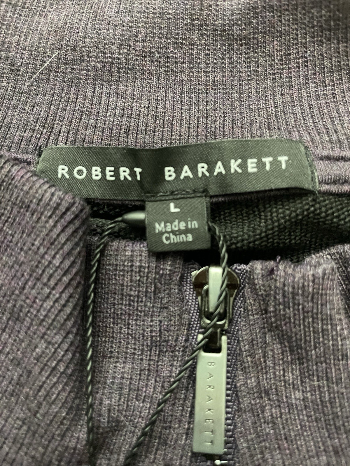 Robert Barakett Men’s Quarter Zip Pullover – New w Tags