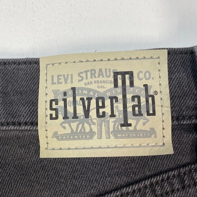 Levi Strauss Co Silver Tab Mom Jeans W29 L27 Gray Waterless Denim