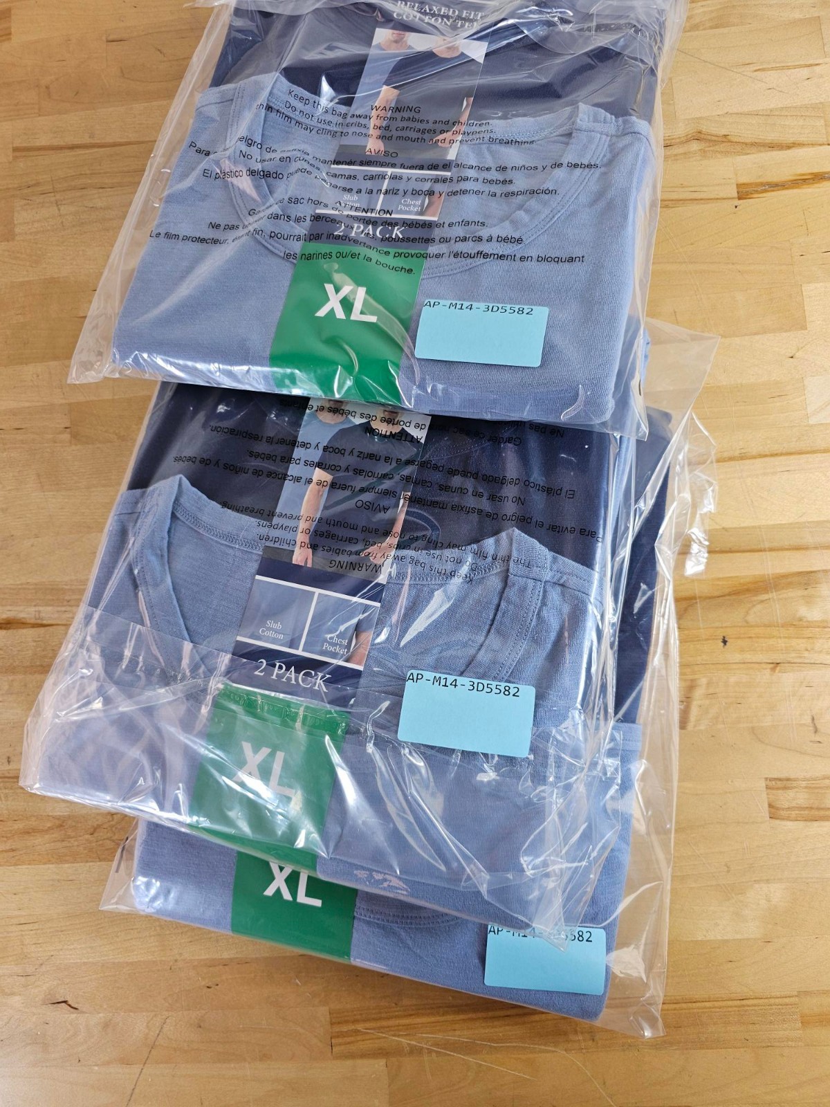 XL / X-LARGE – BLUE – 32 Degrees Men’s Chest Pocket Relaxed Fit Cotton T-Shirt