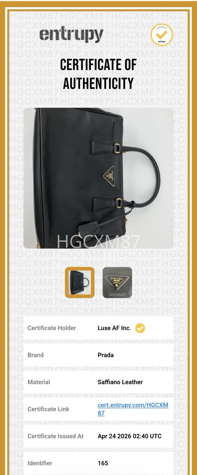 PRADA Black Galleria Saffiano Leather Top Handle Bag w/ Adjustable Strap, Gold