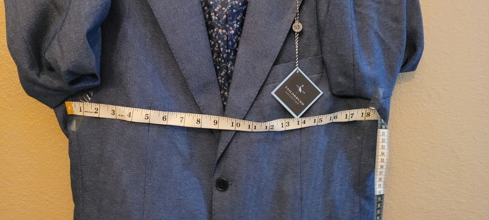 Tailorbyrd Blazer, NEW TAILORBYRD $325 Blazer, Tailorbyrd True Blue Tonal Dobby