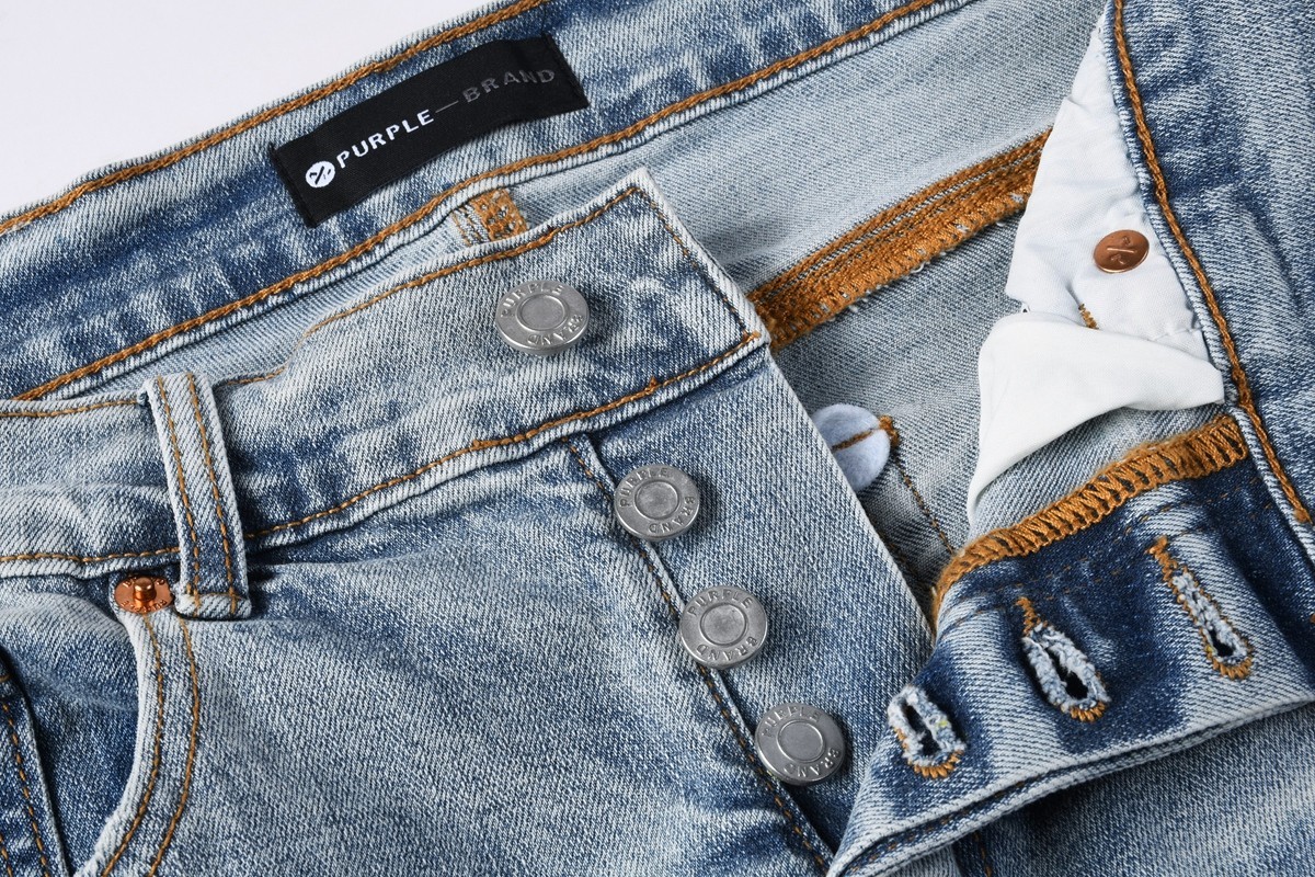 2026 New purple brand personality Fashion Slim Fit Leisure BLUE Jeans .