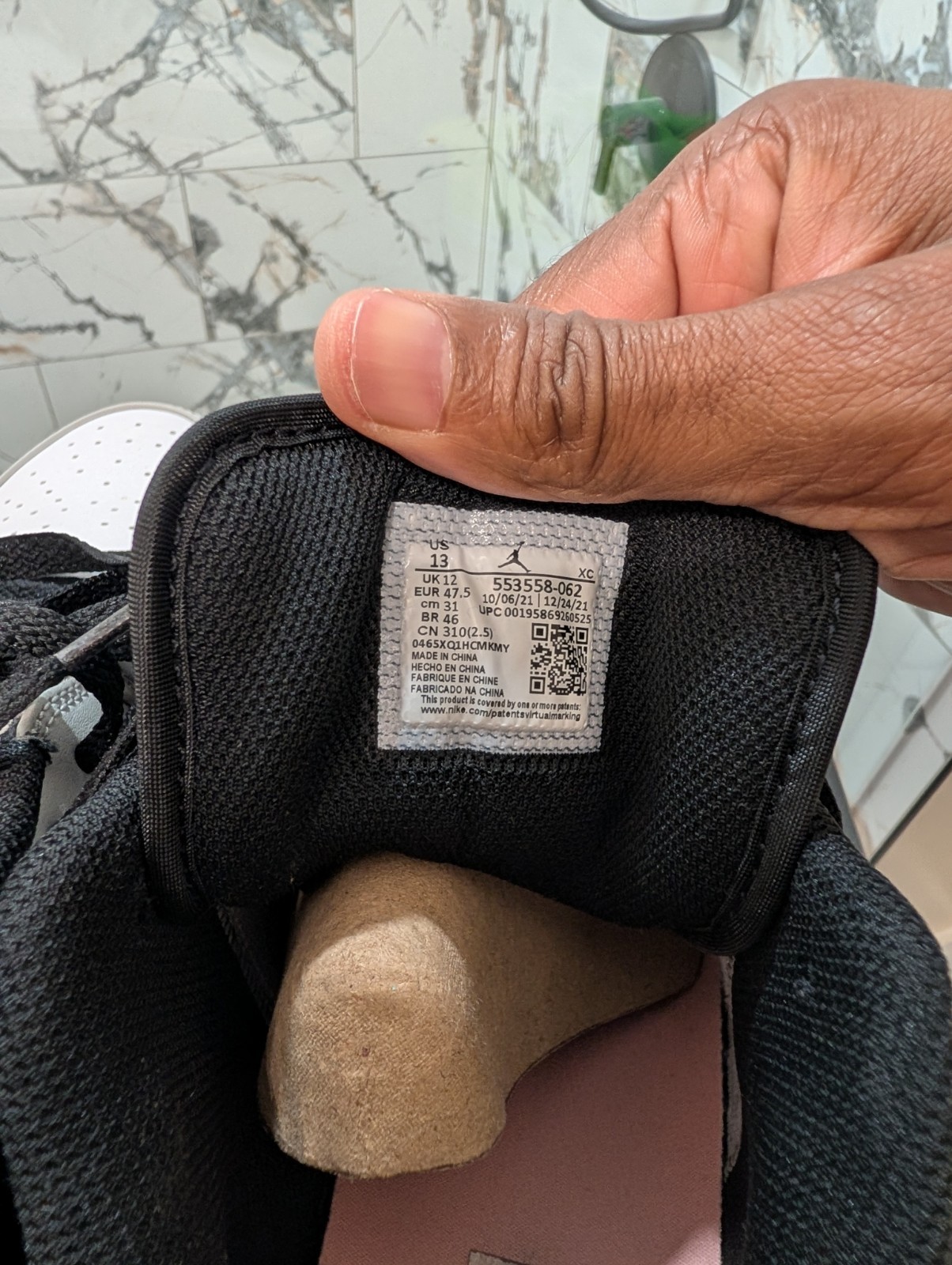 Size 13 – Air Jordan 1 Low Grey Fog Bleached Coral