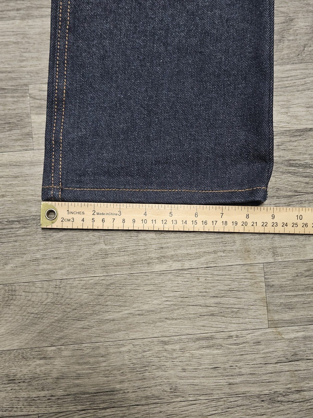 Vintage 80s Orange Tab Levi’s 517 Boot Cut Jeans Dark Indigo Blue Raw 32×29 USA