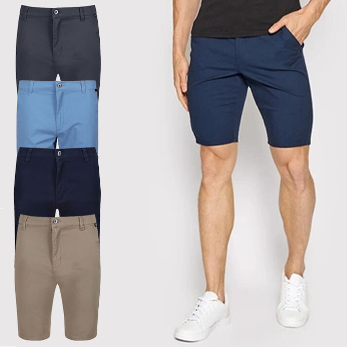 New Mens Chino Shorts Stretch Summer Cotton Cargo Combat Casual Half Pant