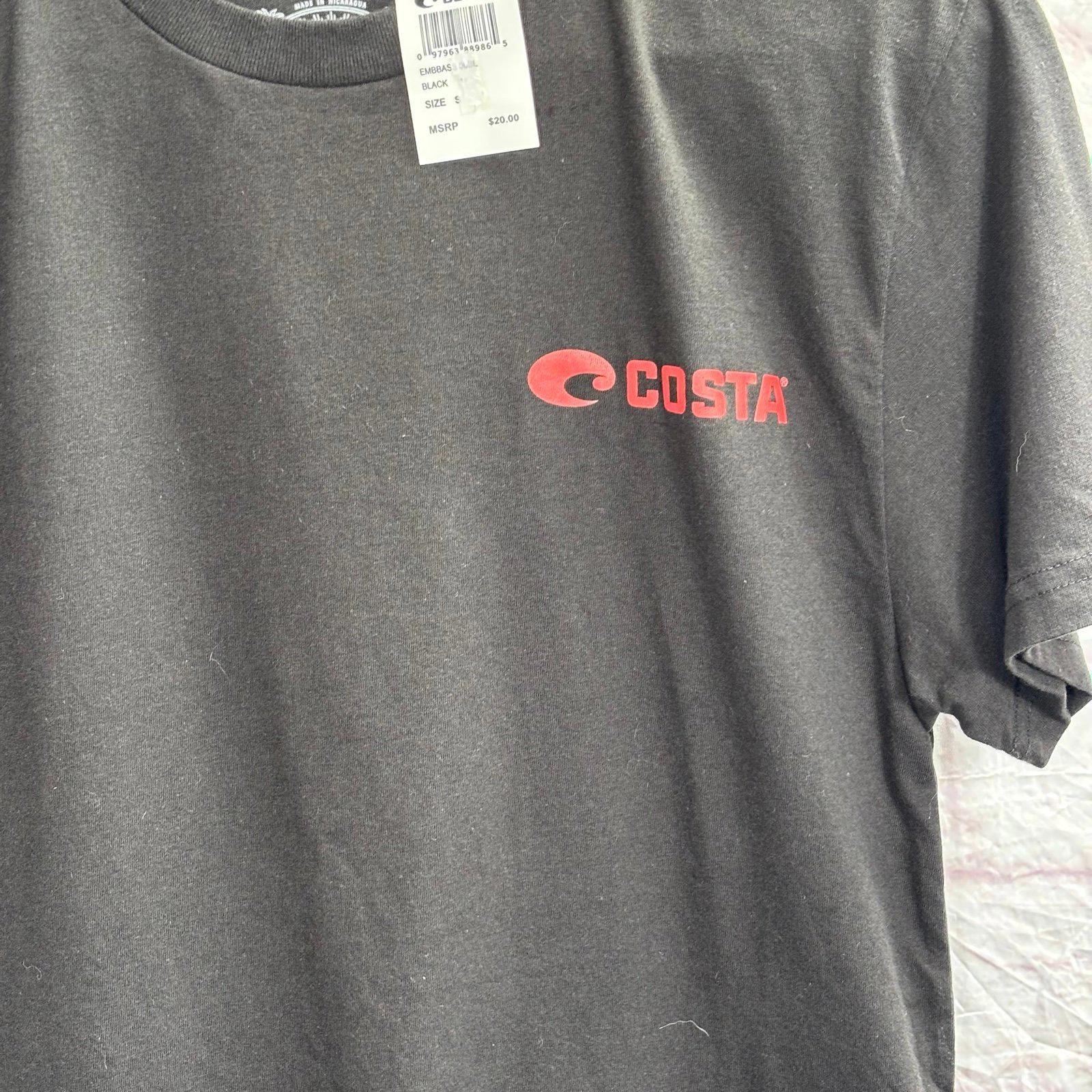 Costa Black Graphic T-Shirt Mens Small NWT