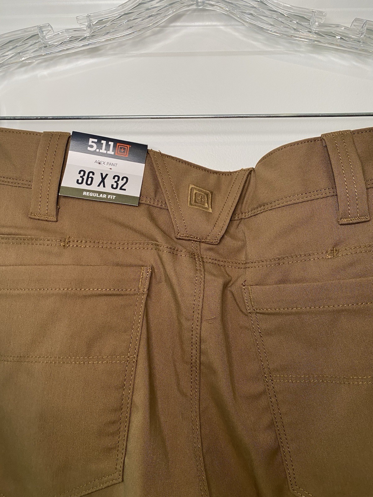 5.11 Tactical Men’s Apex Flex Tac Brown Cargo Pants 36×32 *NWT*
