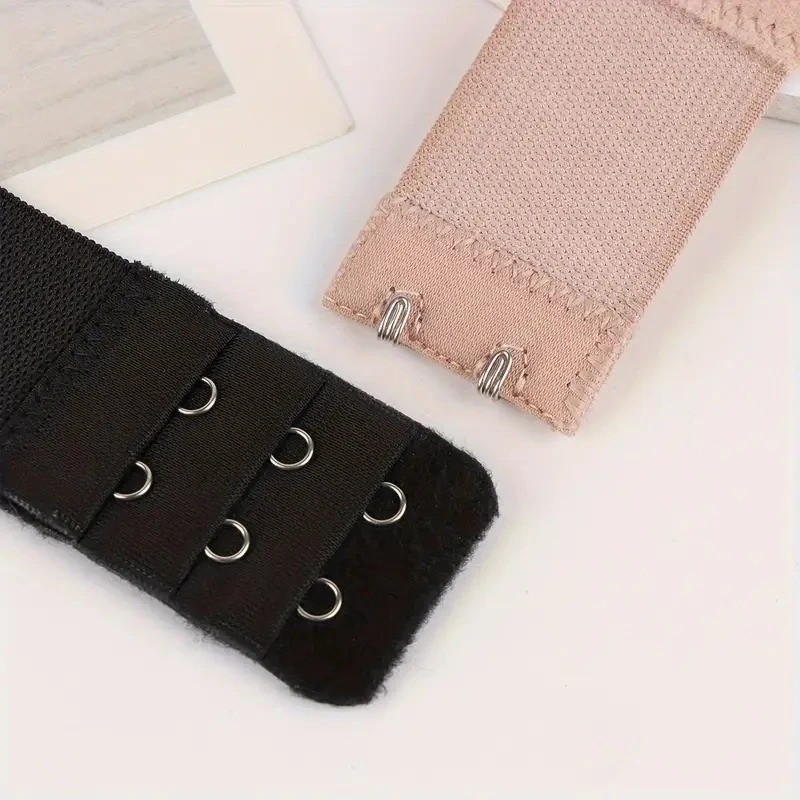 1/5 Pcs Adjustable Bra Extender 2-4 Hooks with Elastic Extension Underwear Strap