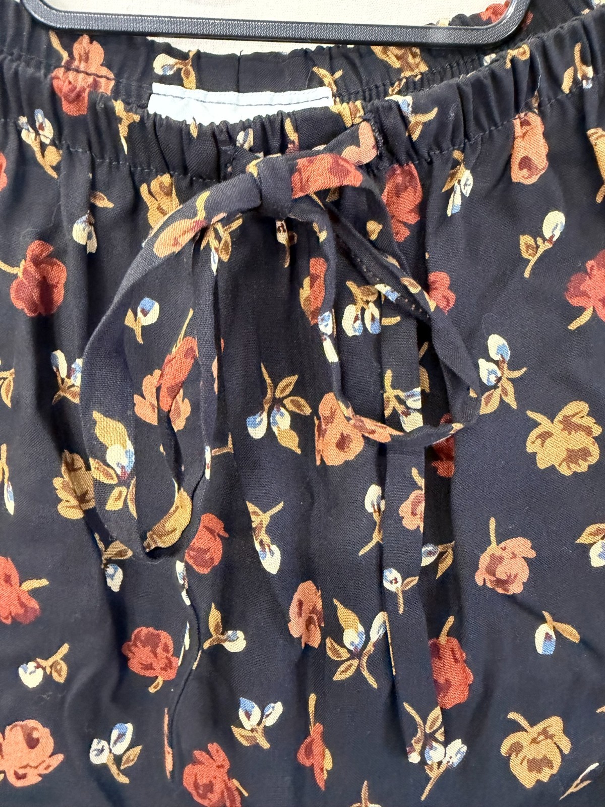 Vintage Daniel B- Brand floral Pattern wide-leg pants Size Small Lightweight