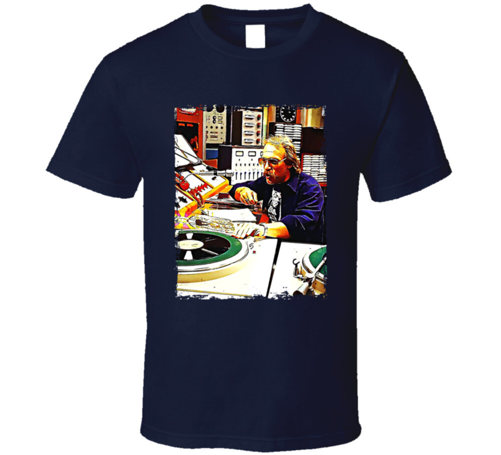 Johnny Fever Spinning Discs Wkrp In Cincinnati T Shirt