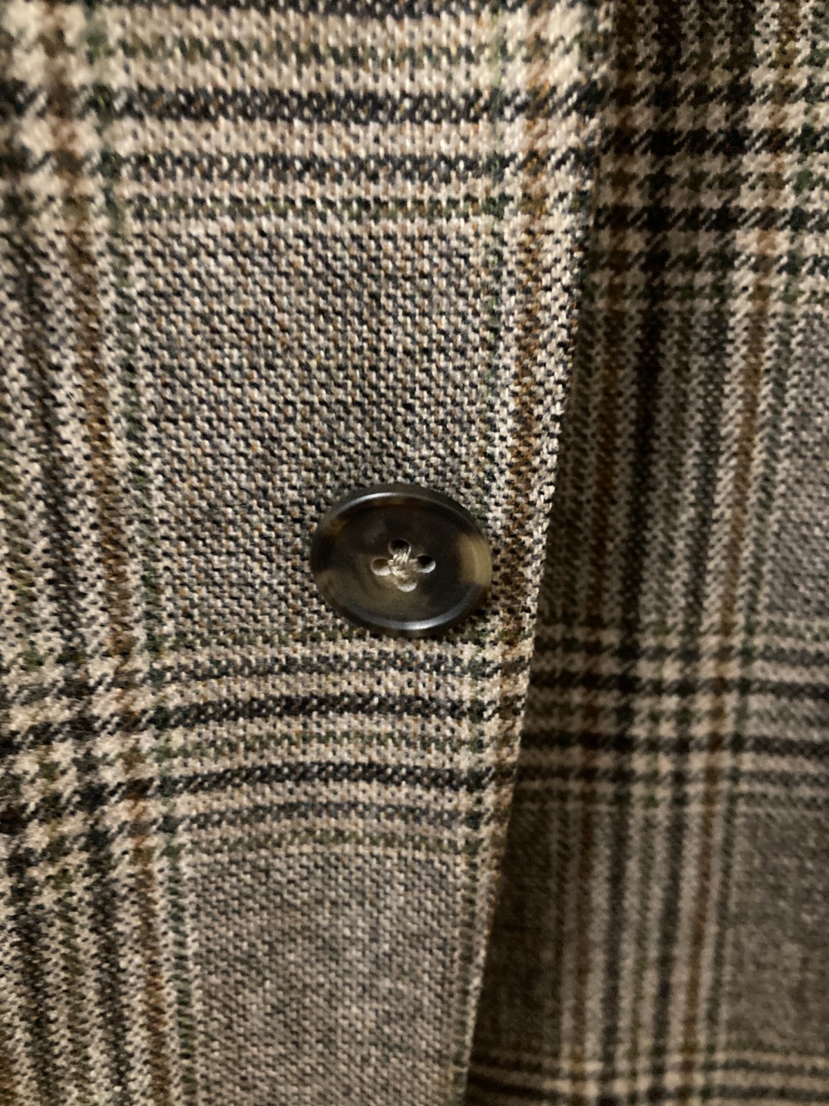 VGUC Ermenegildo Zegna Sport Coat Neutrals Wool/Cashmere IT54/52