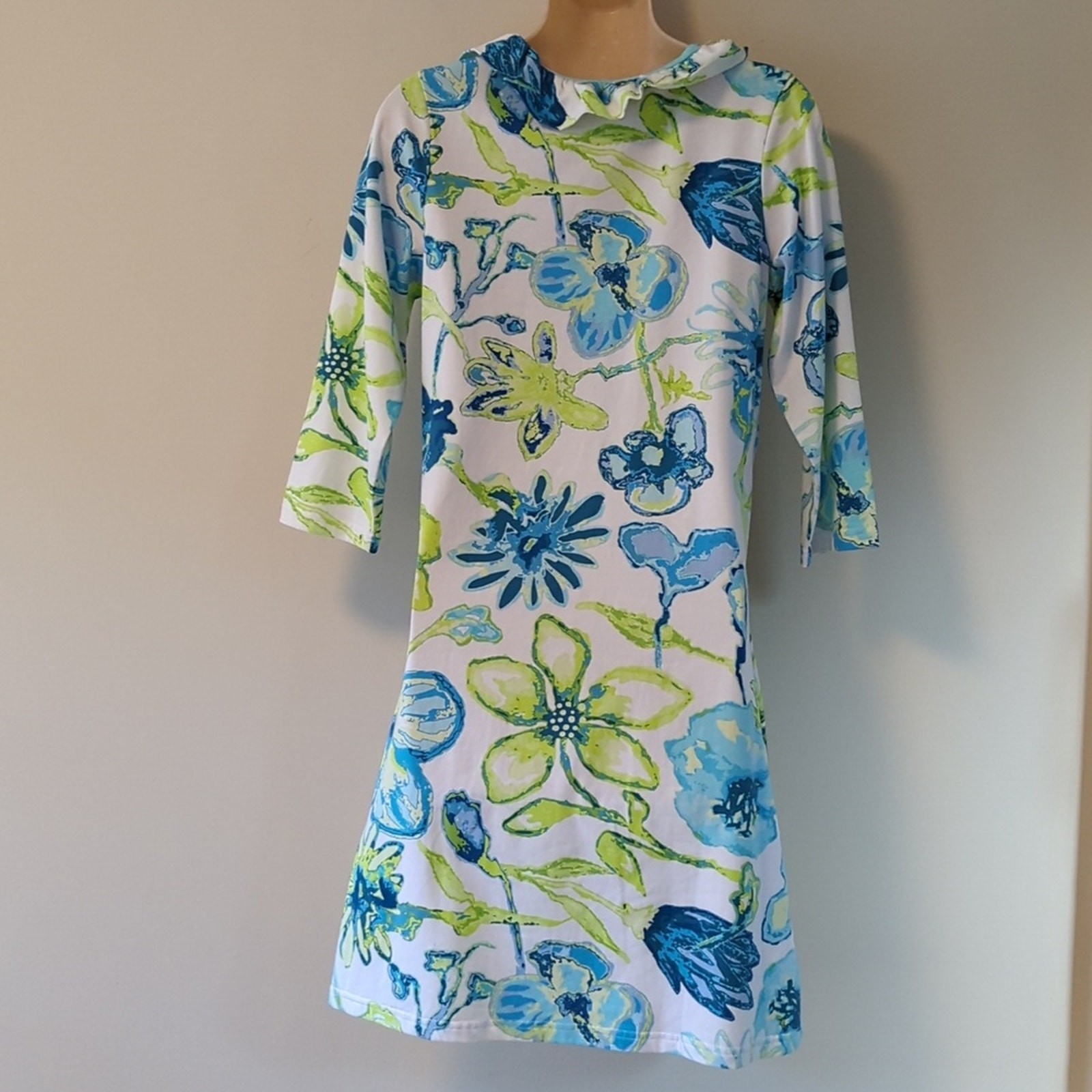 NWT Ana Clare Sophia Ruffle Dress in Blooms S