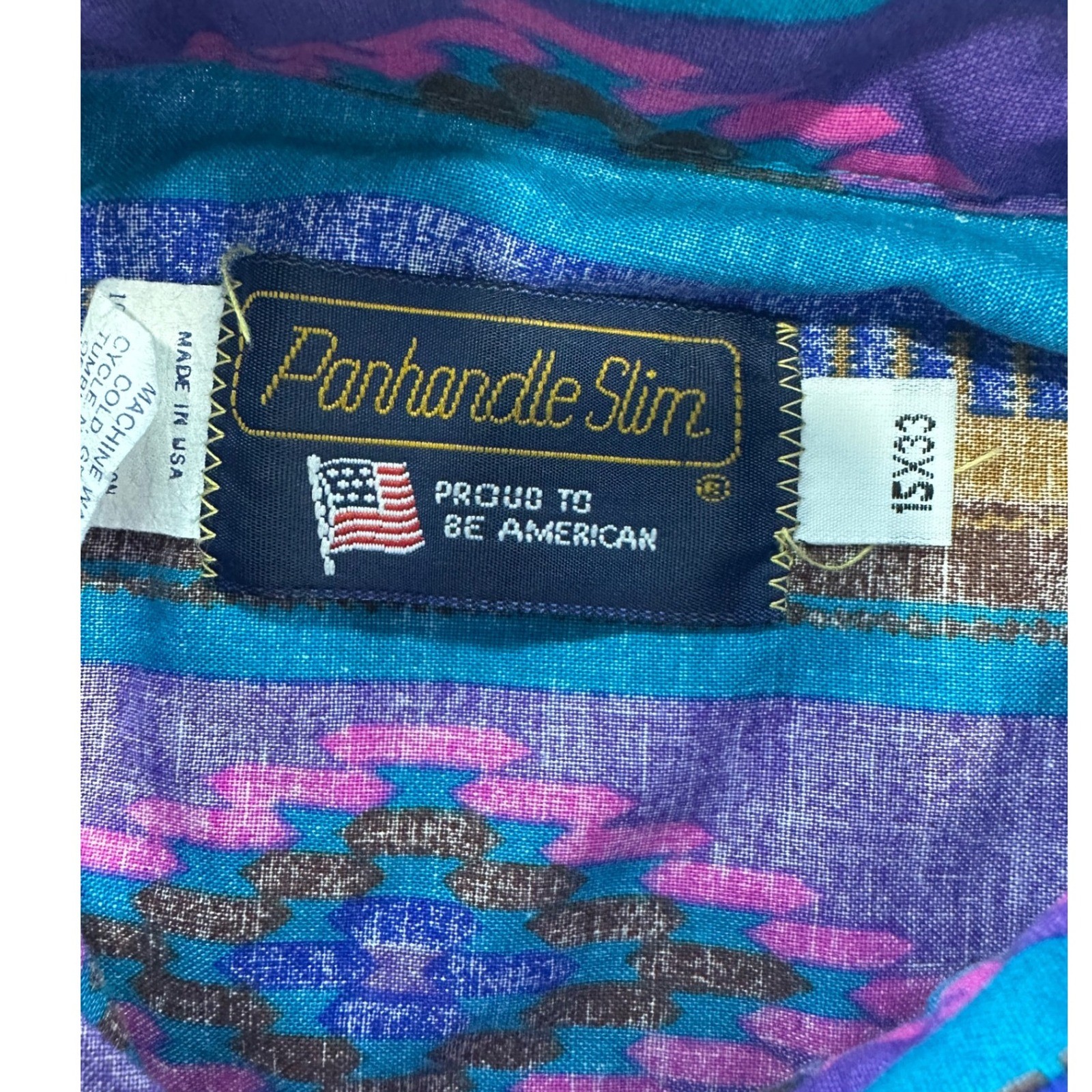 Panhandle Slim Southwestern Aztec Western Long Sleeve Button Down