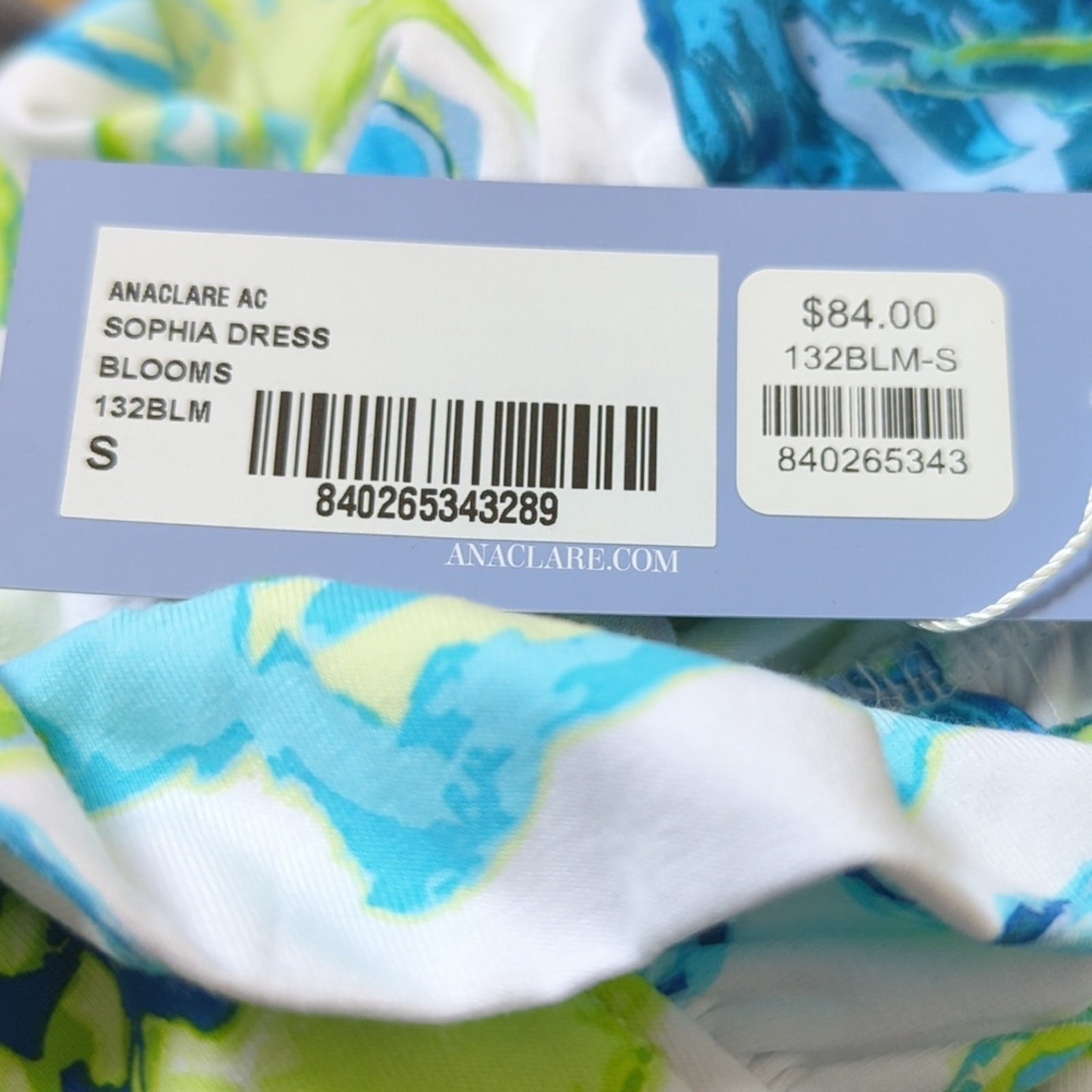 NWT Ana Clare Sophia Ruffle Dress in Blooms S